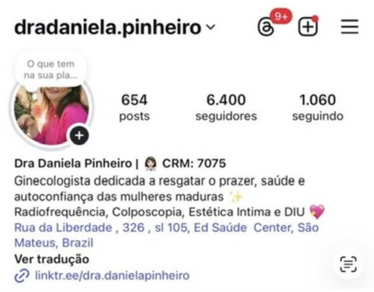 Perfil antes
